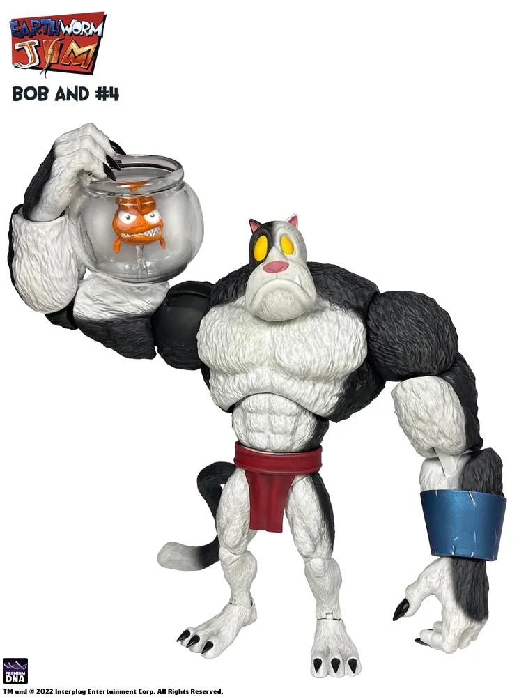 Premium DNA Earthworm Jim set complet 4 figurine