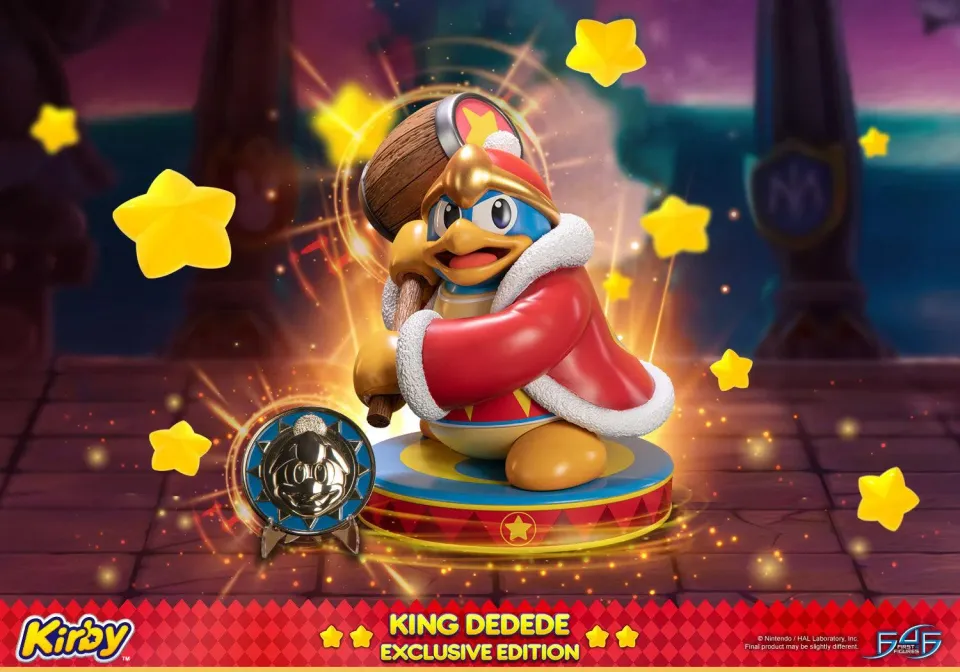 First 4 Figures Kirby King Dedede statueta Exclusive Edition moneda