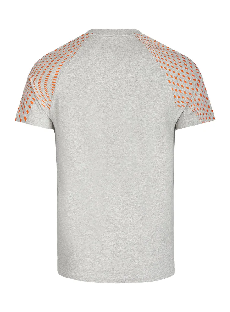 DreamHack Raglan tricou maneca scurta Grey Warp bumbac