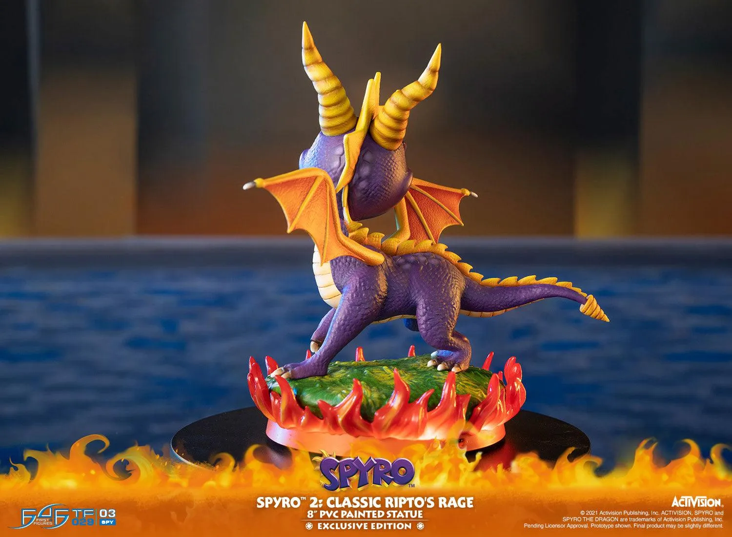 First 4 Figures Spyro 2 Classic Ripto's Rage statuetă Exclusive