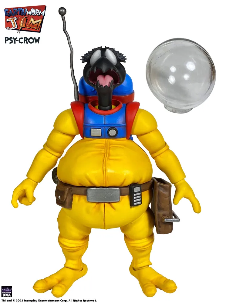 Premium DNA Earthworm Jim Psy-Crow figurina articulata