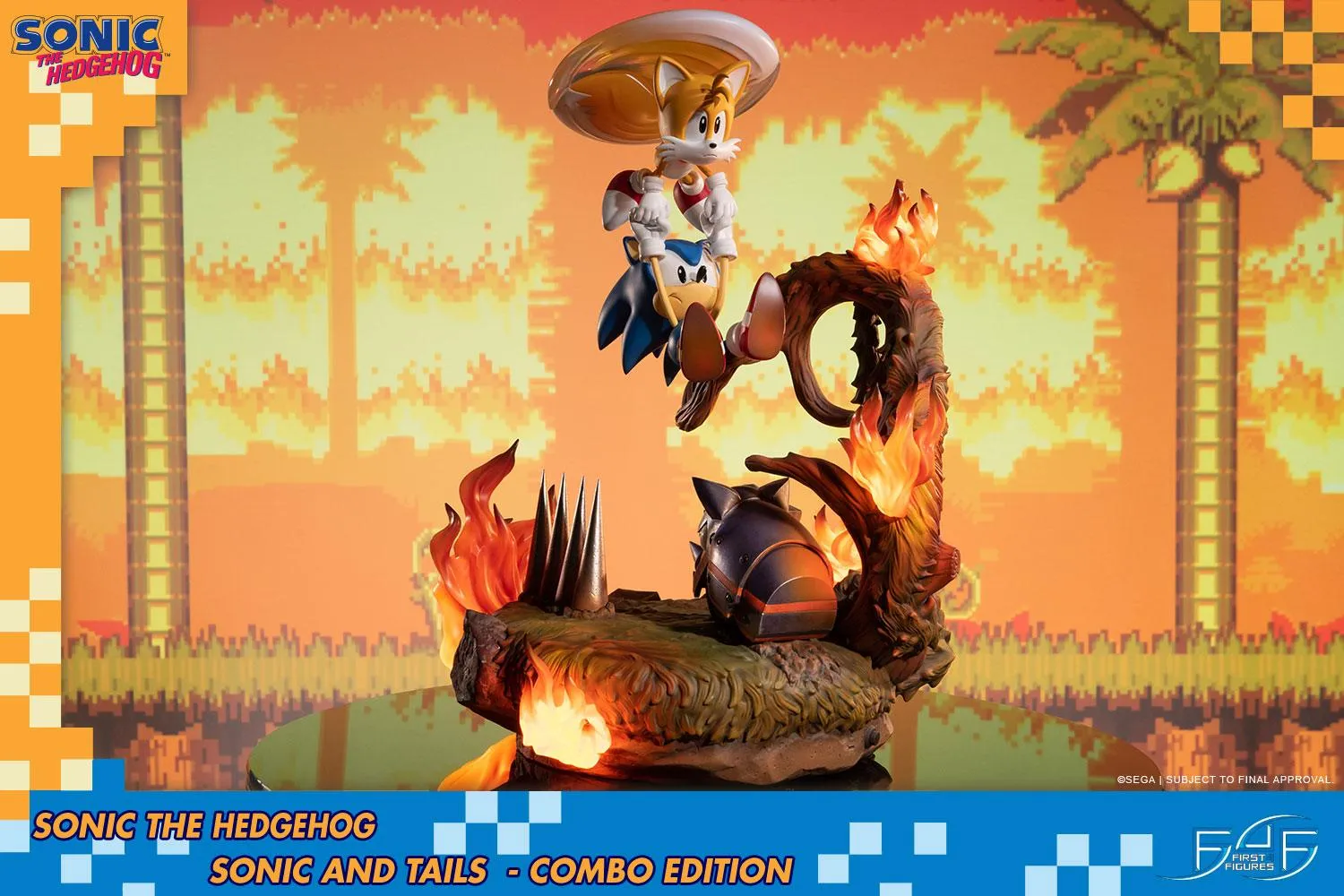 First 4 Figures Sonic Tails Combo statueta diorama Rasinata