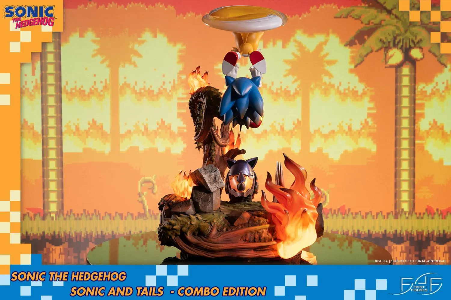 First 4 Figures Sonic Tails Combo statueta diorama Rasinata