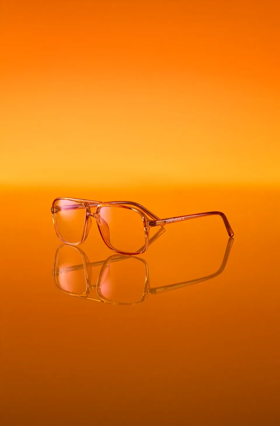 ESL DreamHack x Zenni Orange Outlook ochelari aviator