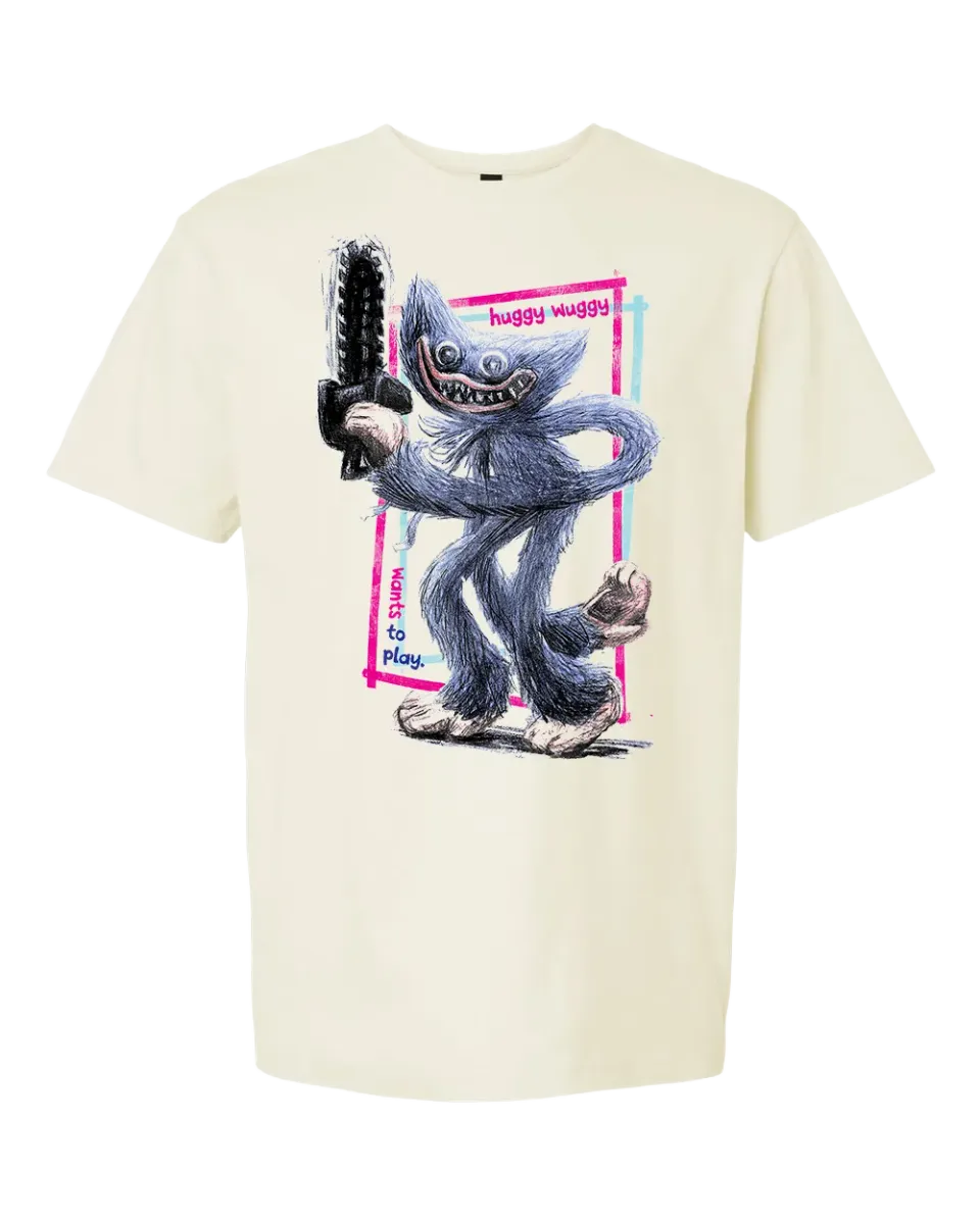Huggy Wuggy Poppy Playtime Cutty Wuggy tricou horror