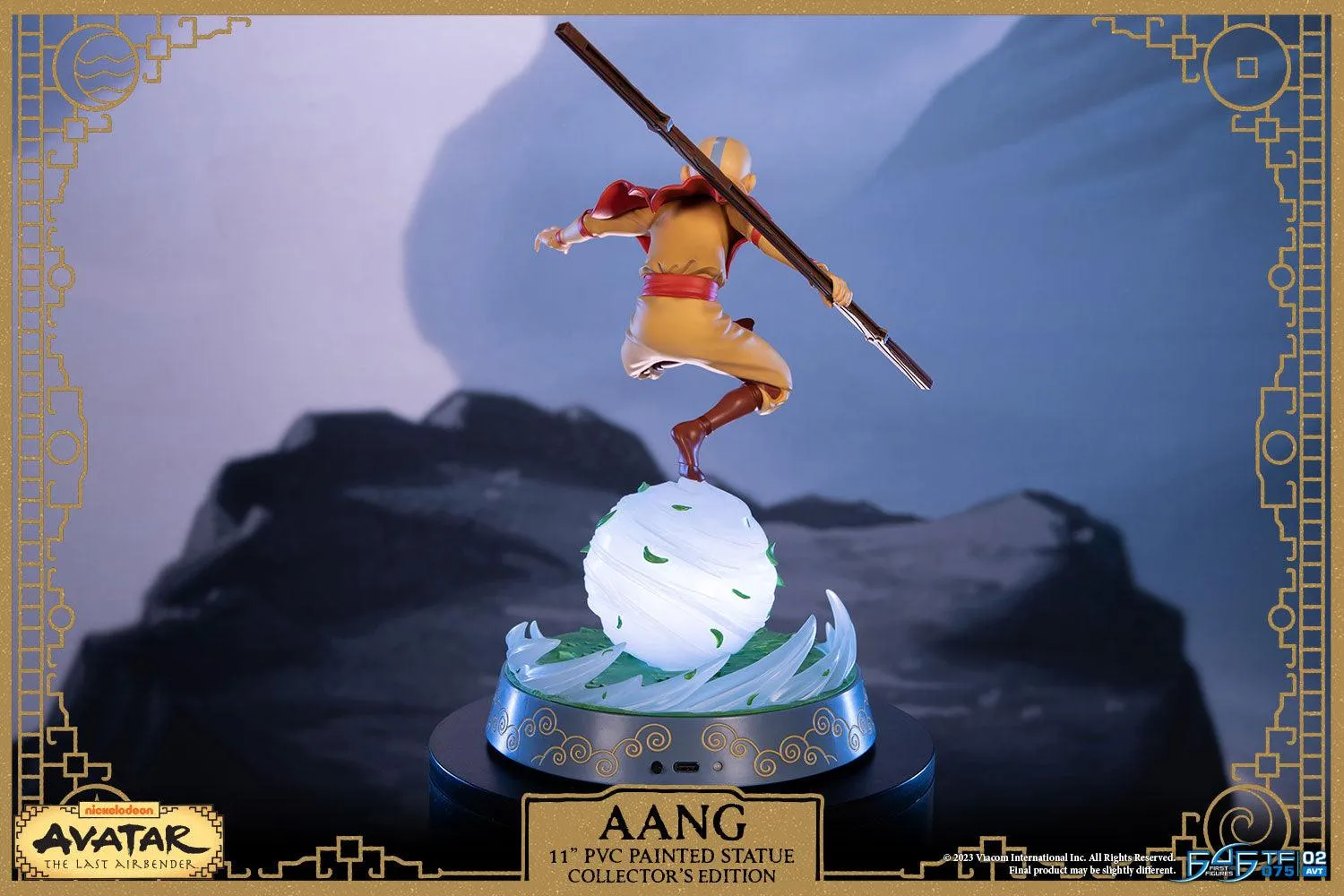 First 4 Figures Avatar Aang statuetă Collector's Edition LED