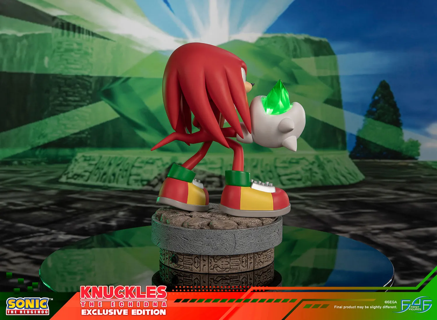 First 4 Figures Sonic Knuckles statuetă Exclusive Edition LED