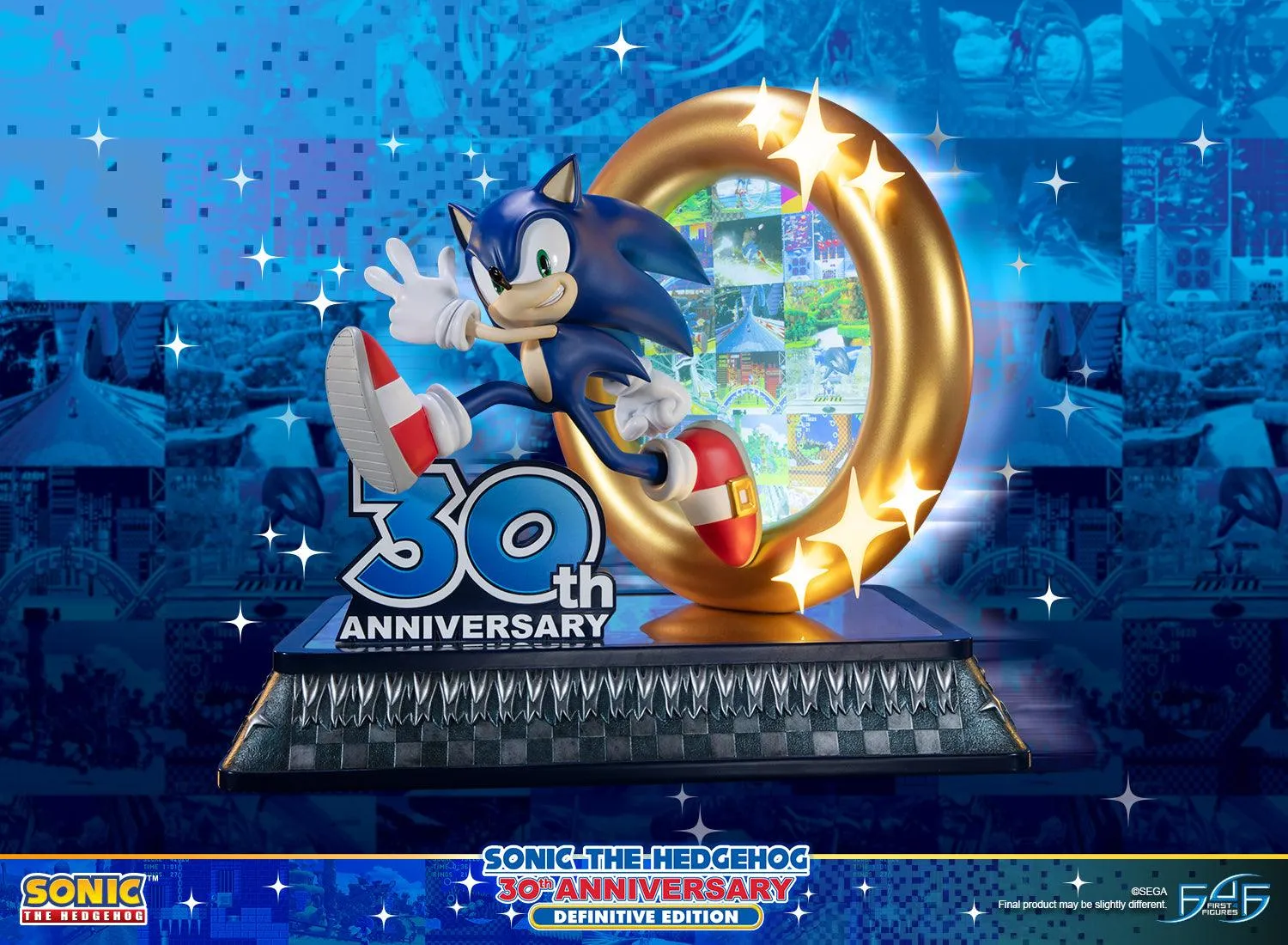 First 4 Figures Sonic 30th Anniversary diorama Definitive LED