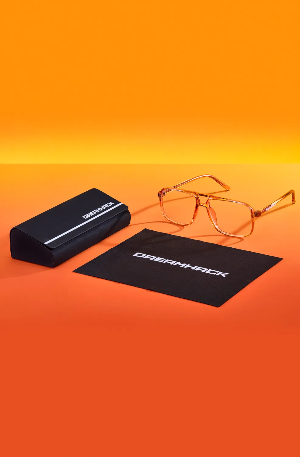 ESL DreamHack x Zenni Orange Outlook ochelari aviator