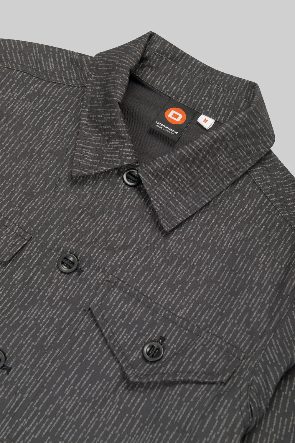 DreamHack Digital Frequency overshirt gri bumbac