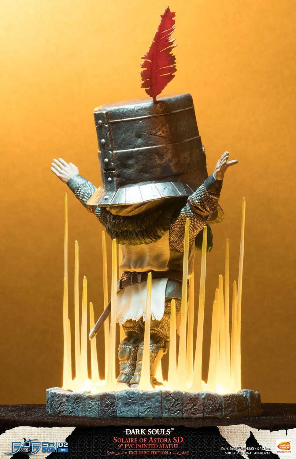 First 4 Figures Dark Souls Solaire SD statuetă Exclusive LED 23 cm
