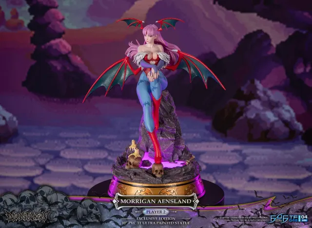 First 4 Figures Darkstalkers Morrigan Player 2 statuetă PVC LED