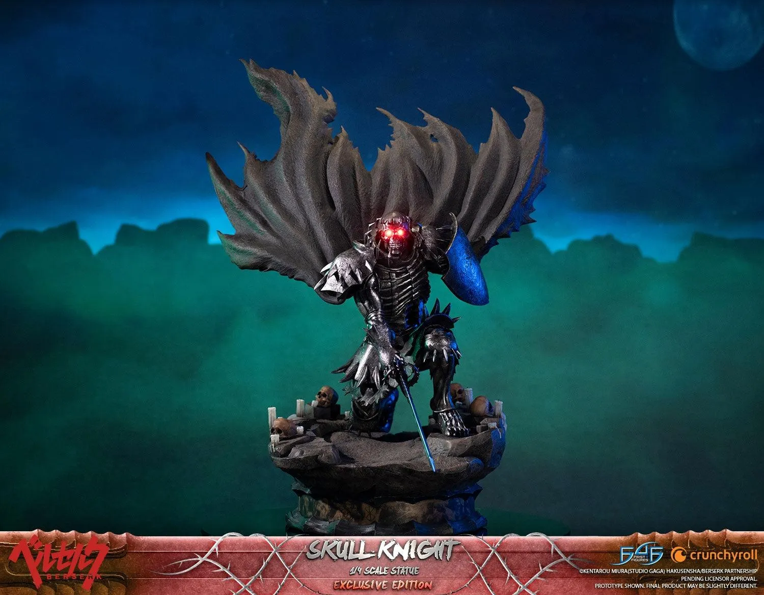 First 4 Figures Berserk Skull Knight statueta rasina Exclusive LED