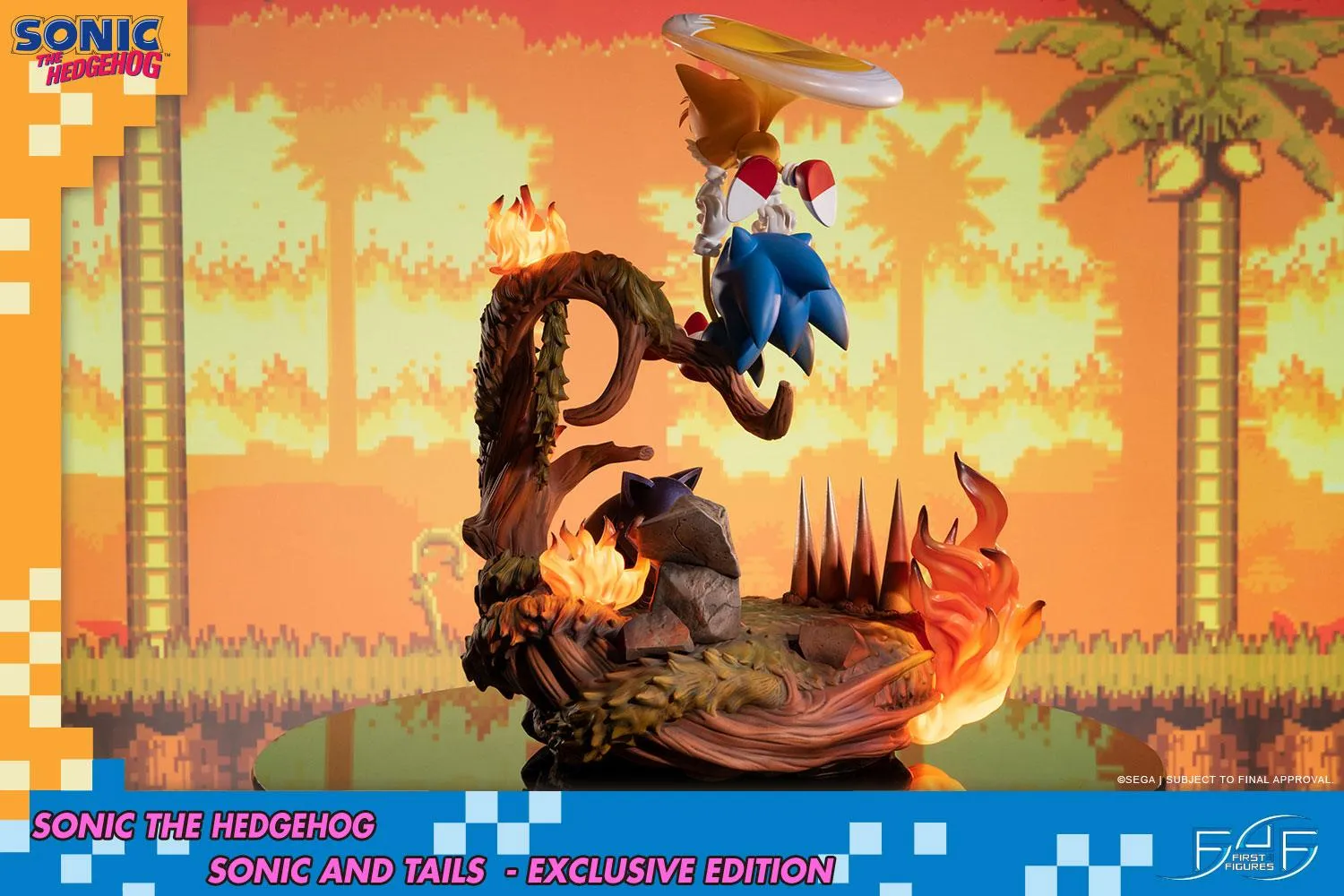 First 4 Figures Sonic Tails statuetă Duo Edition rășină