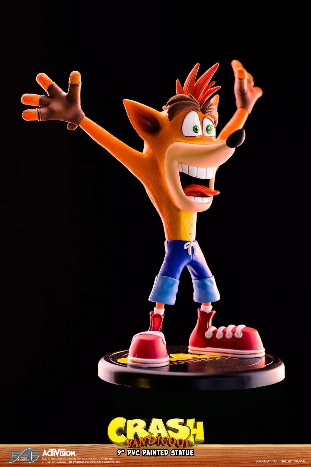 First 4 Figures Crash Bandicoot Crash statueta Standard PVC 22.8cm