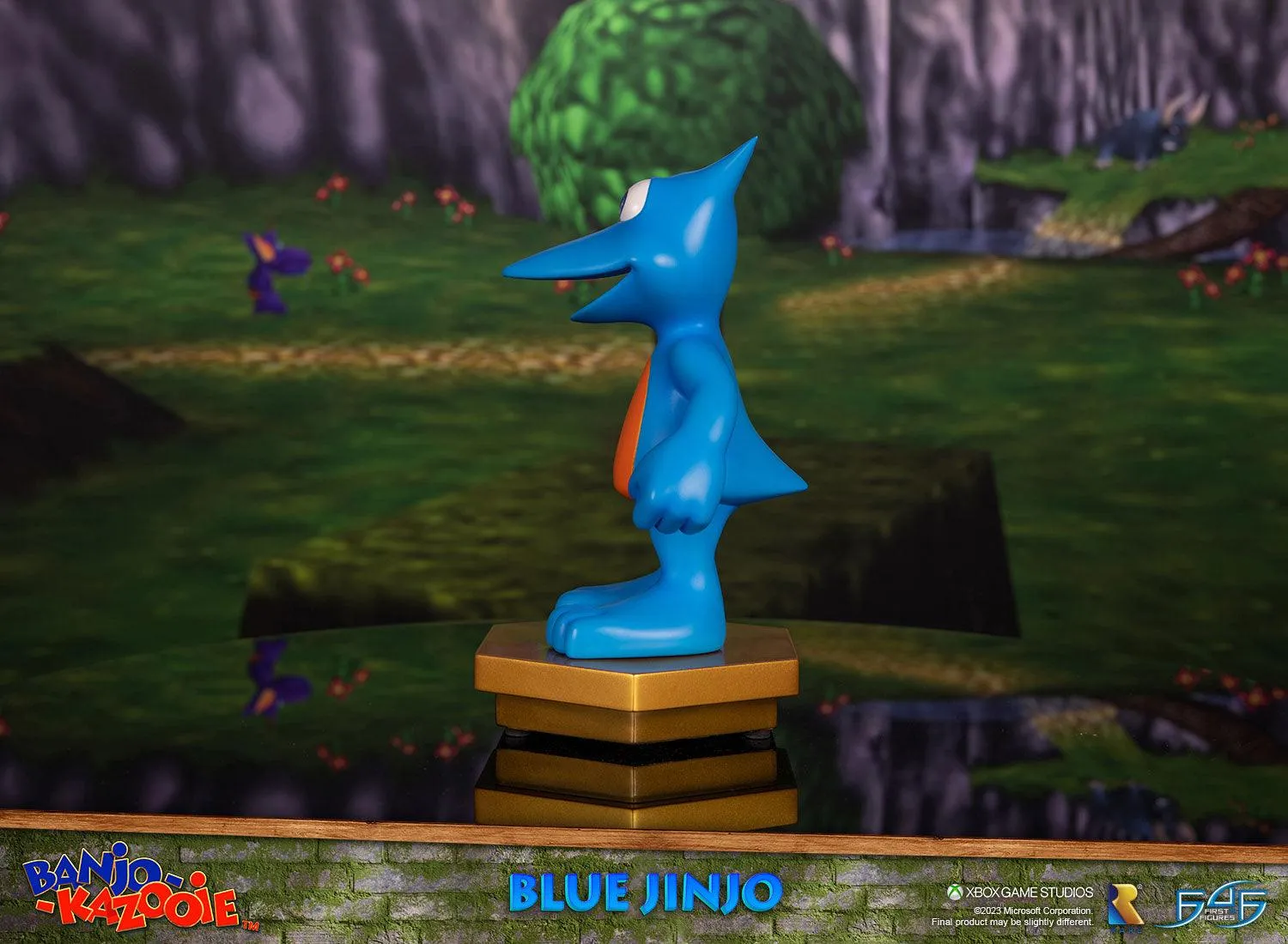 First 4 Figures Banjo-Kazooie Blue Jinjo statuetă 23 cm rășină