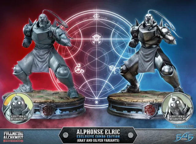 First 4 Figures Alphonse Elric Combo statuetă Exclusive Gray Silver