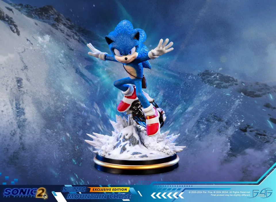 First 4 Figures Sonic 2 Mountain Chase statuetă LED 34 cm