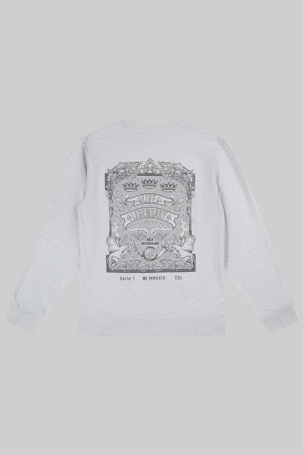 ESL Live Legendary sweatshirt gri bumbac