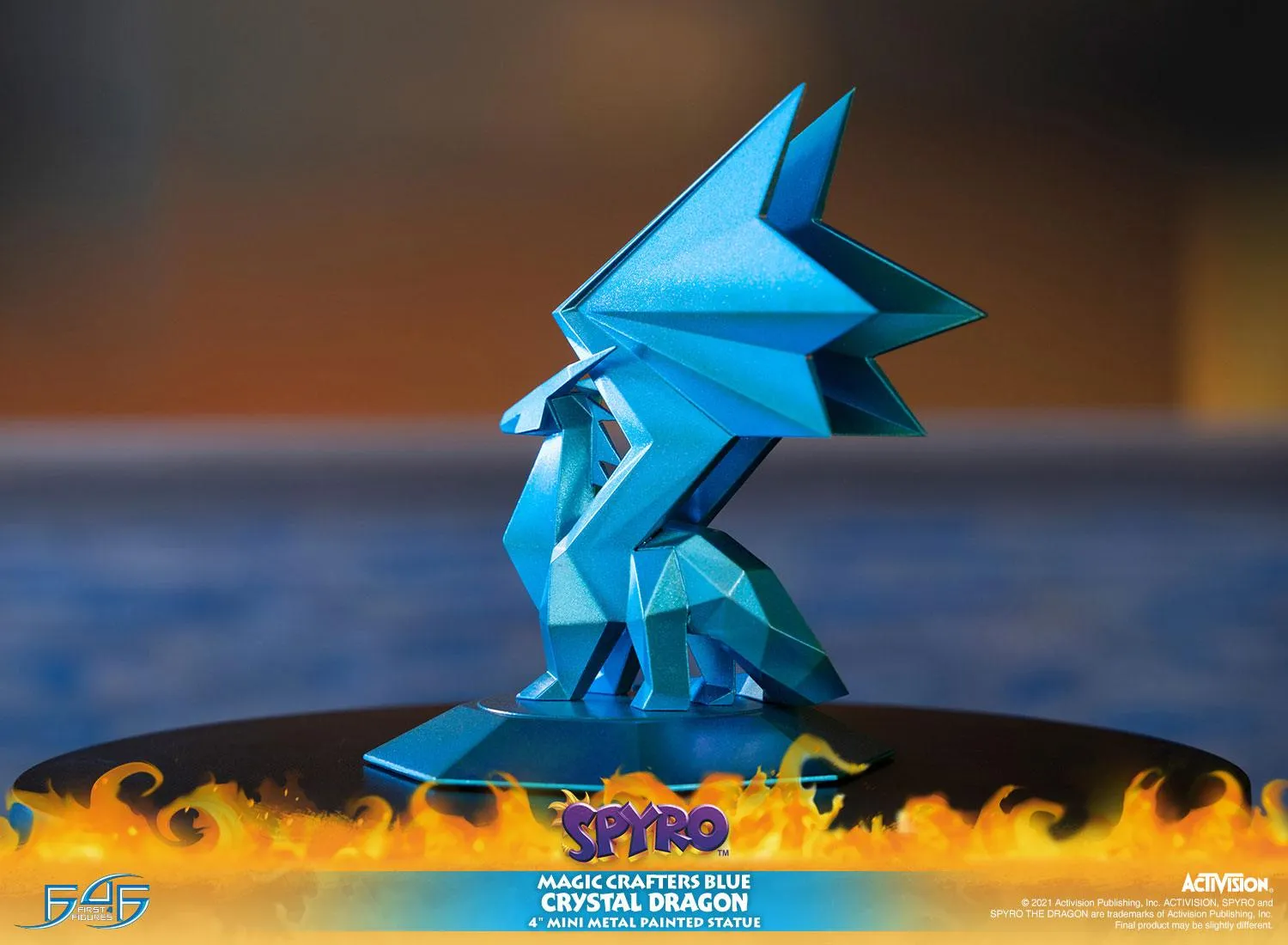 First 4 Figures Spyro Magic Crafters statuetă metal albastru