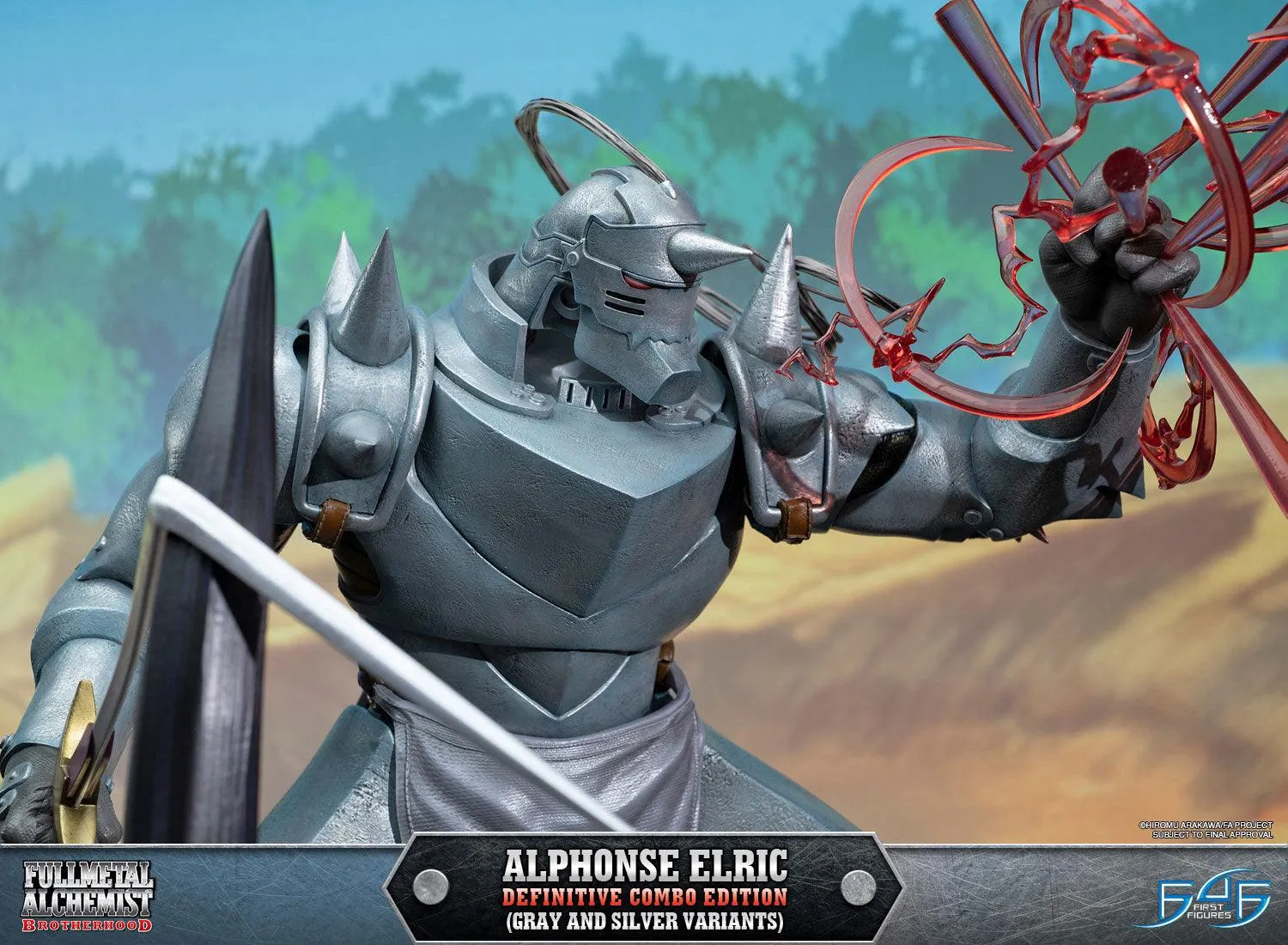 First 4 Figures Fullmetal Alphonse Elric statuetă Combo 2 variante