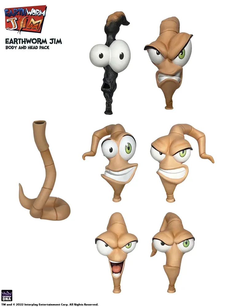 Premium DNA Earthworm Jim pachet corpuri si capete