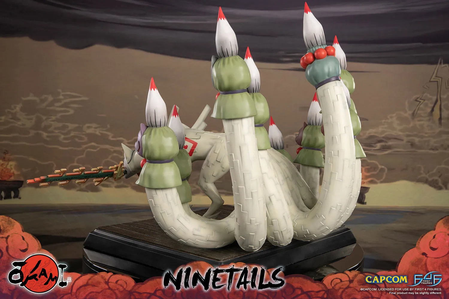 First 4 Figures Okami Ninetails statuetă rășină 50,5 cm ediție limitată