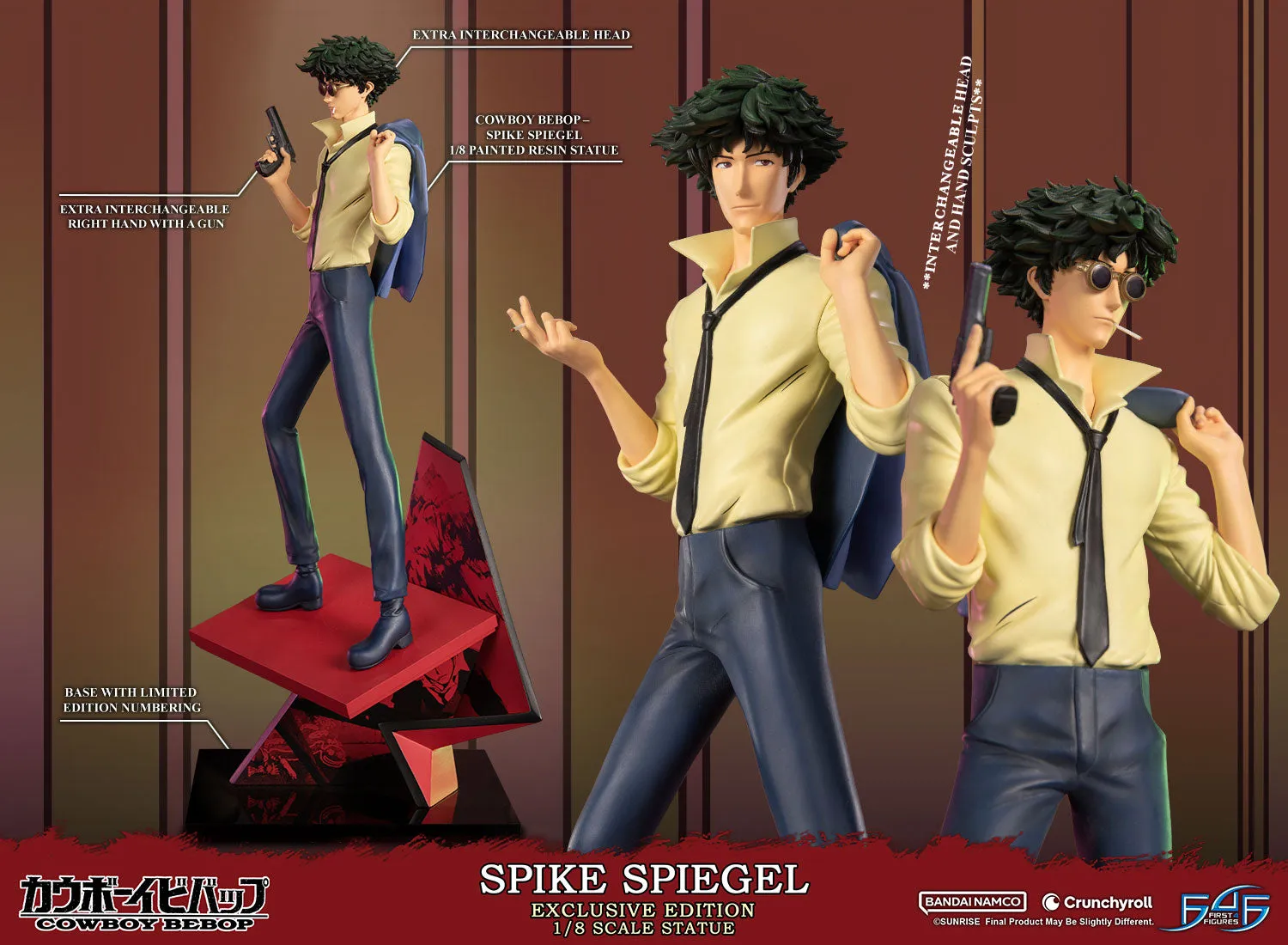First 4 Figures Cowboy Bebop Spike Spiegel 1/8 statuetă Exclusive