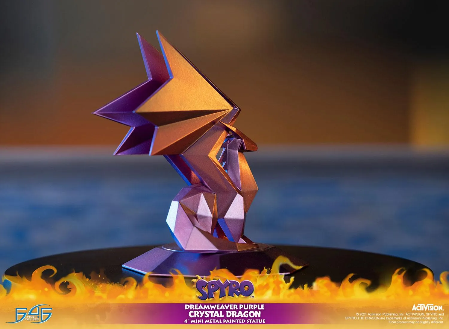 First 4 Figures Spyro Dreamweaver Purple statueta metal cristal mov