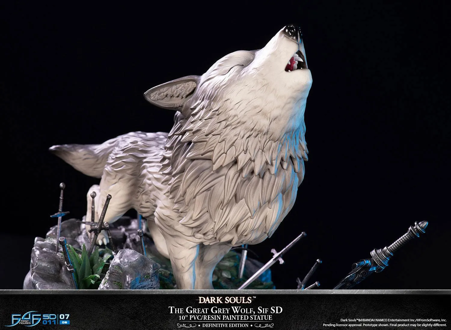 First 4 Figures Dark Souls Great Grey Wolf Sif SD statueta PVC