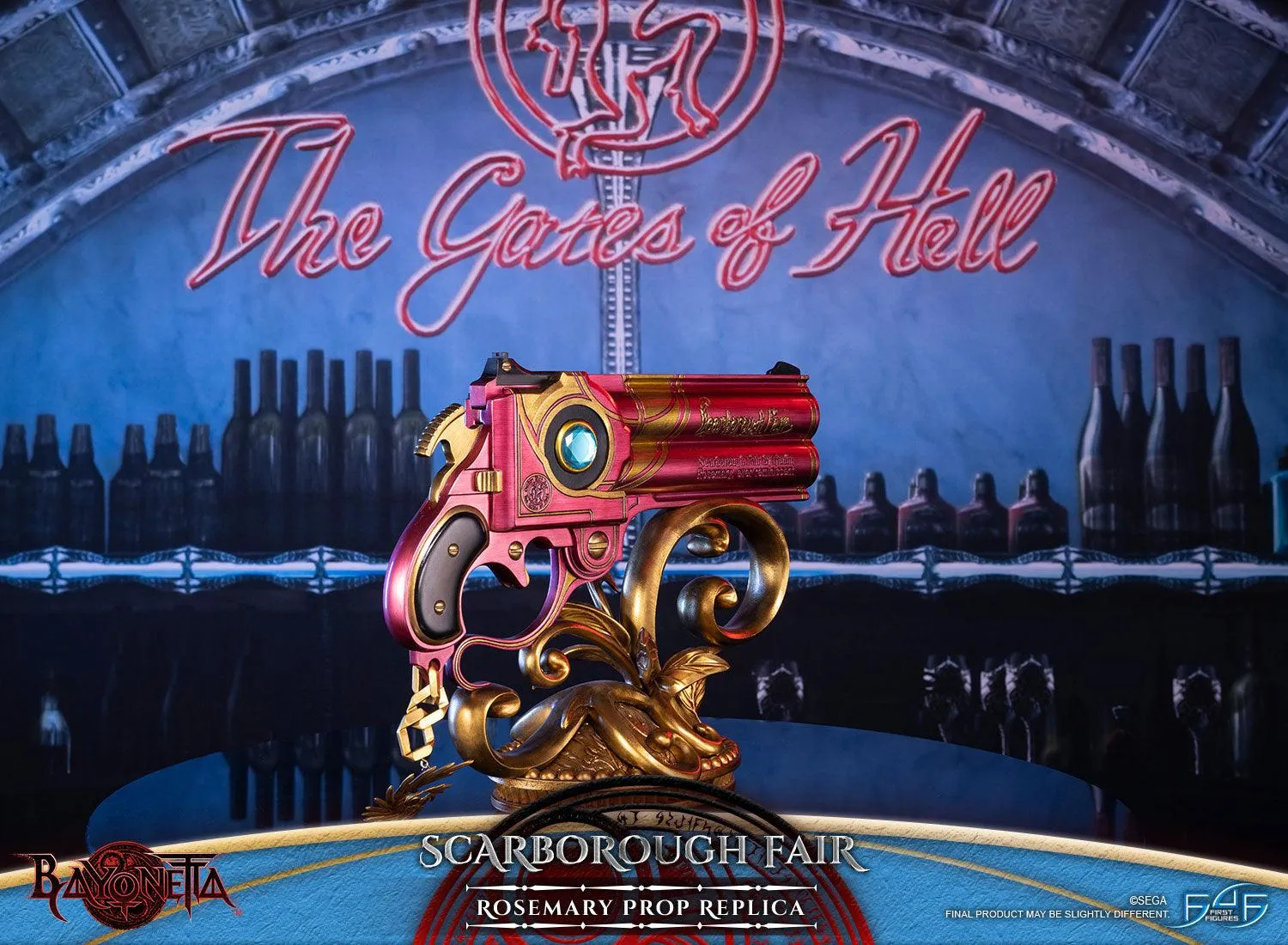 First 4 Figures Bayonetta Rosemary replică pistol Standard Edition rășină