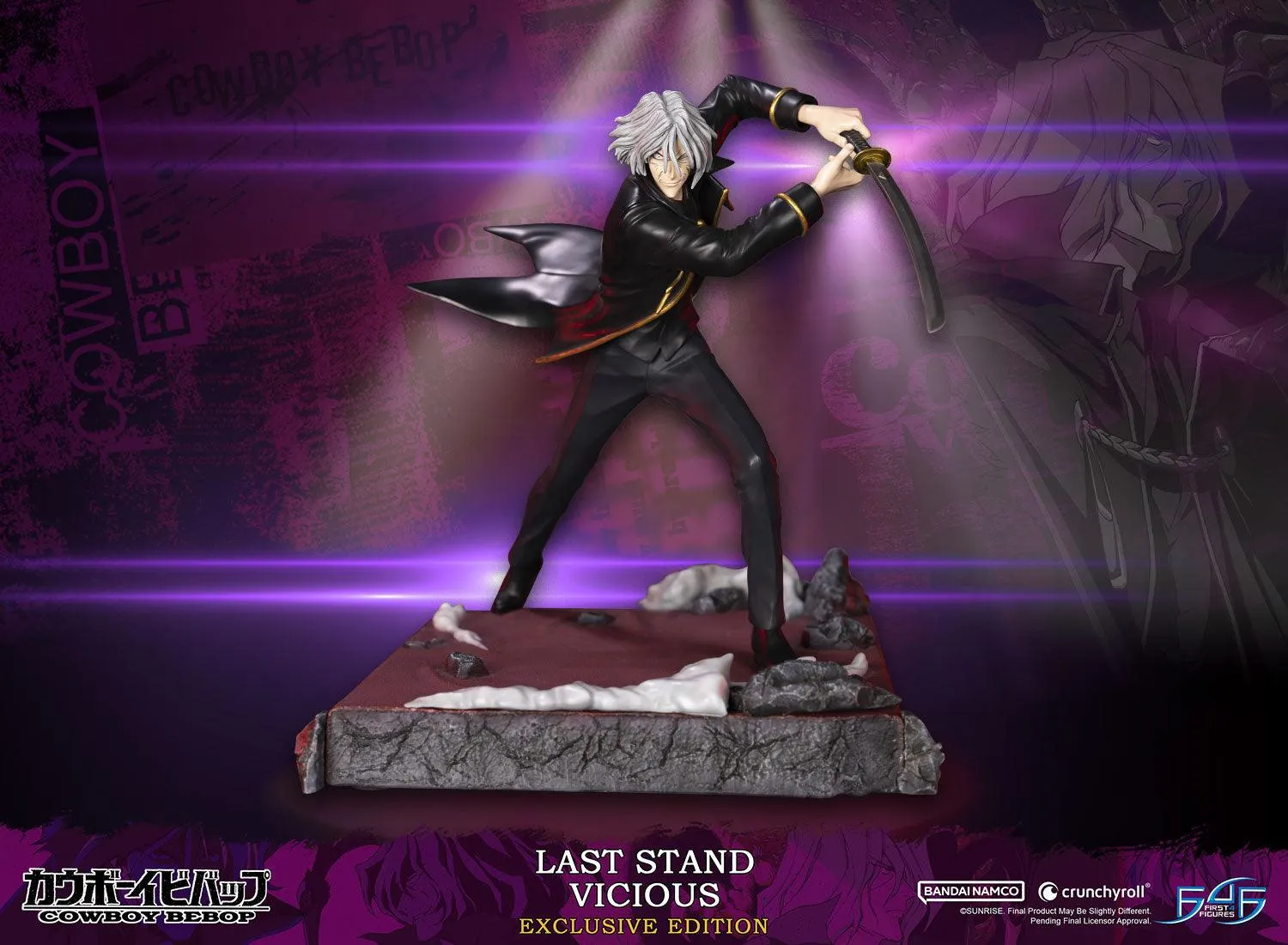 First 4 Figures Cowboy Bebop Vicious statuetă rășină Exclusive