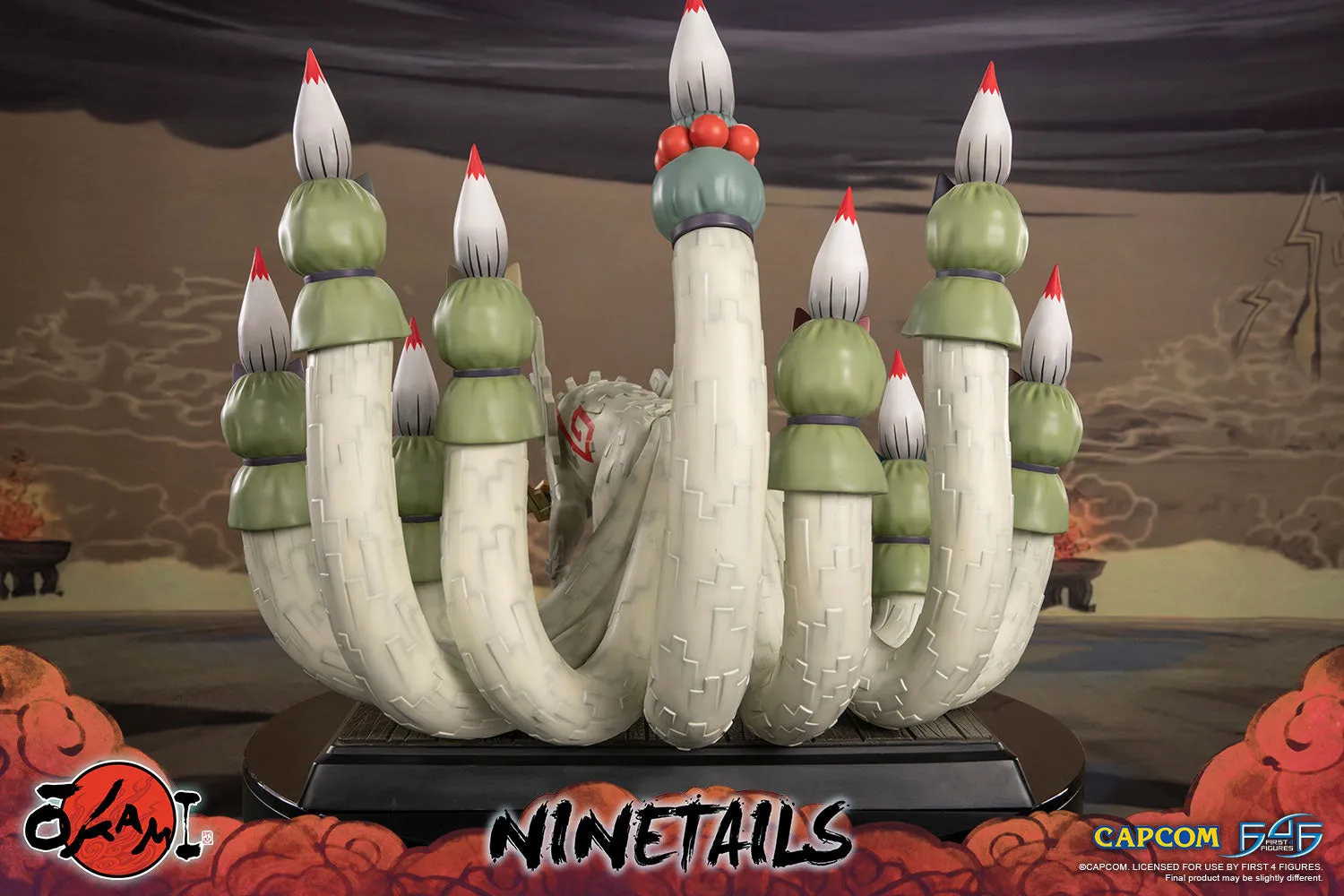 First 4 Figures Okami Ninetails statuetă rășină 50,5 cm ediție limitată