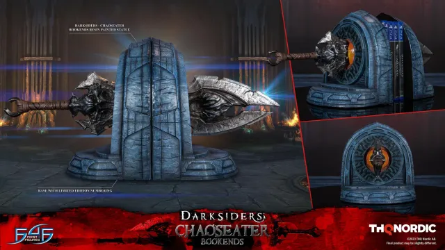 First 4 Figures Darksiders Chaoseater suport carti bookends
