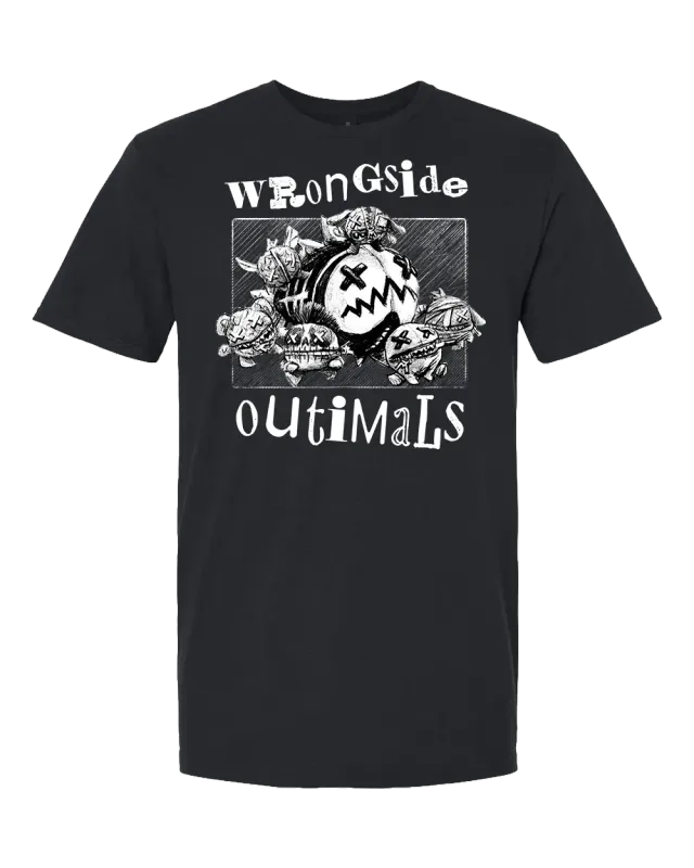 Huggy Wuggy Poppy Playtime Wrongside Outimals Punker tricou