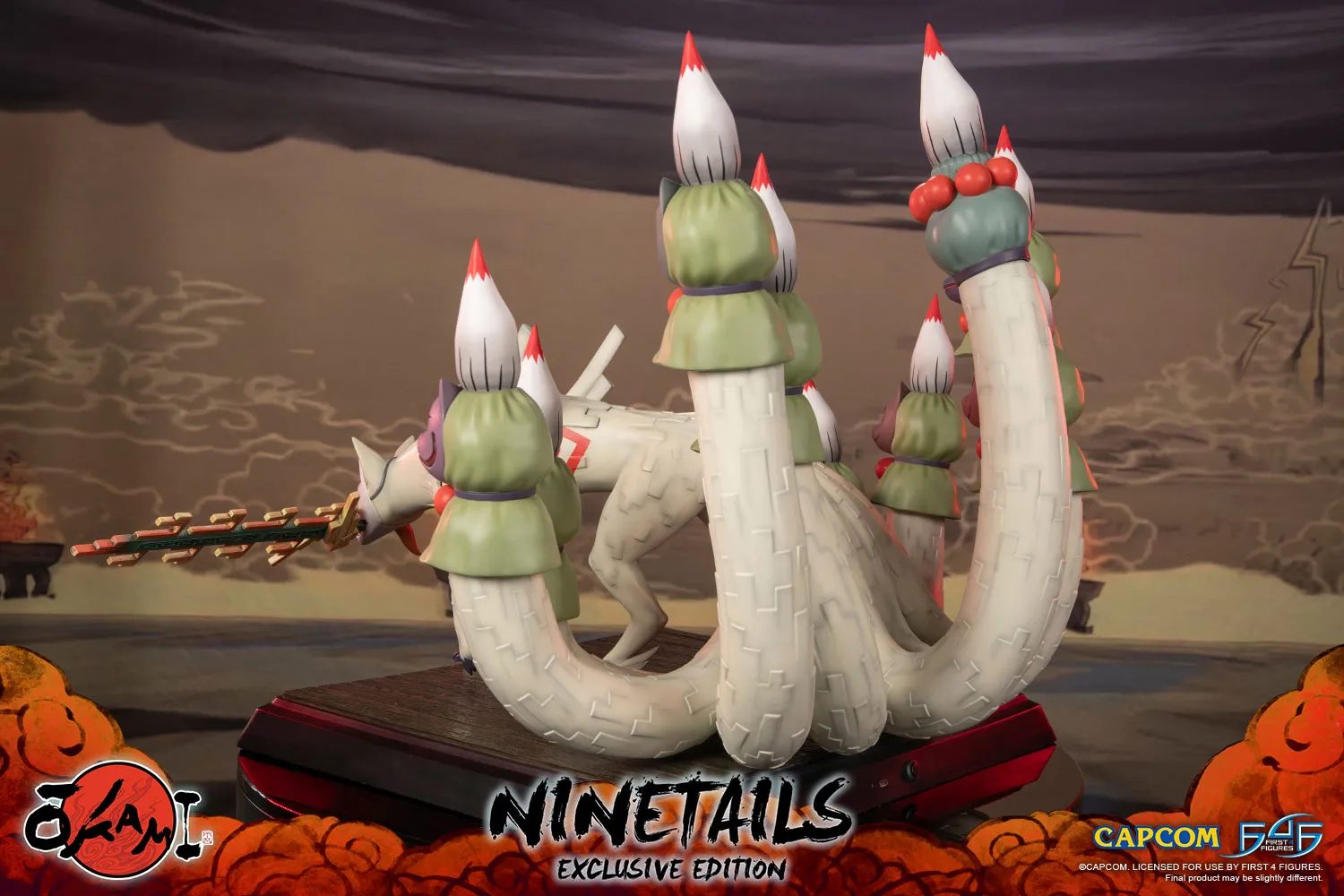 First 4 Figures Okami Ninetails statuetă Exclusive Edition LED