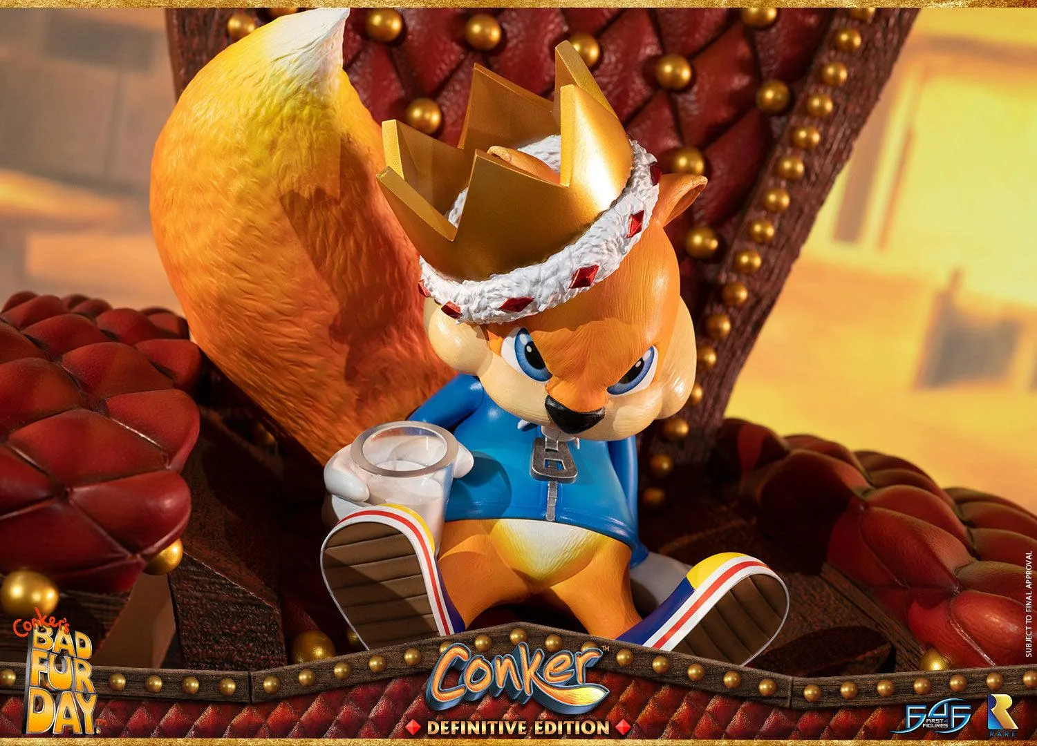 First 4 Figures Conker's Bad Fur Day Conker statuetă Definitive Edition