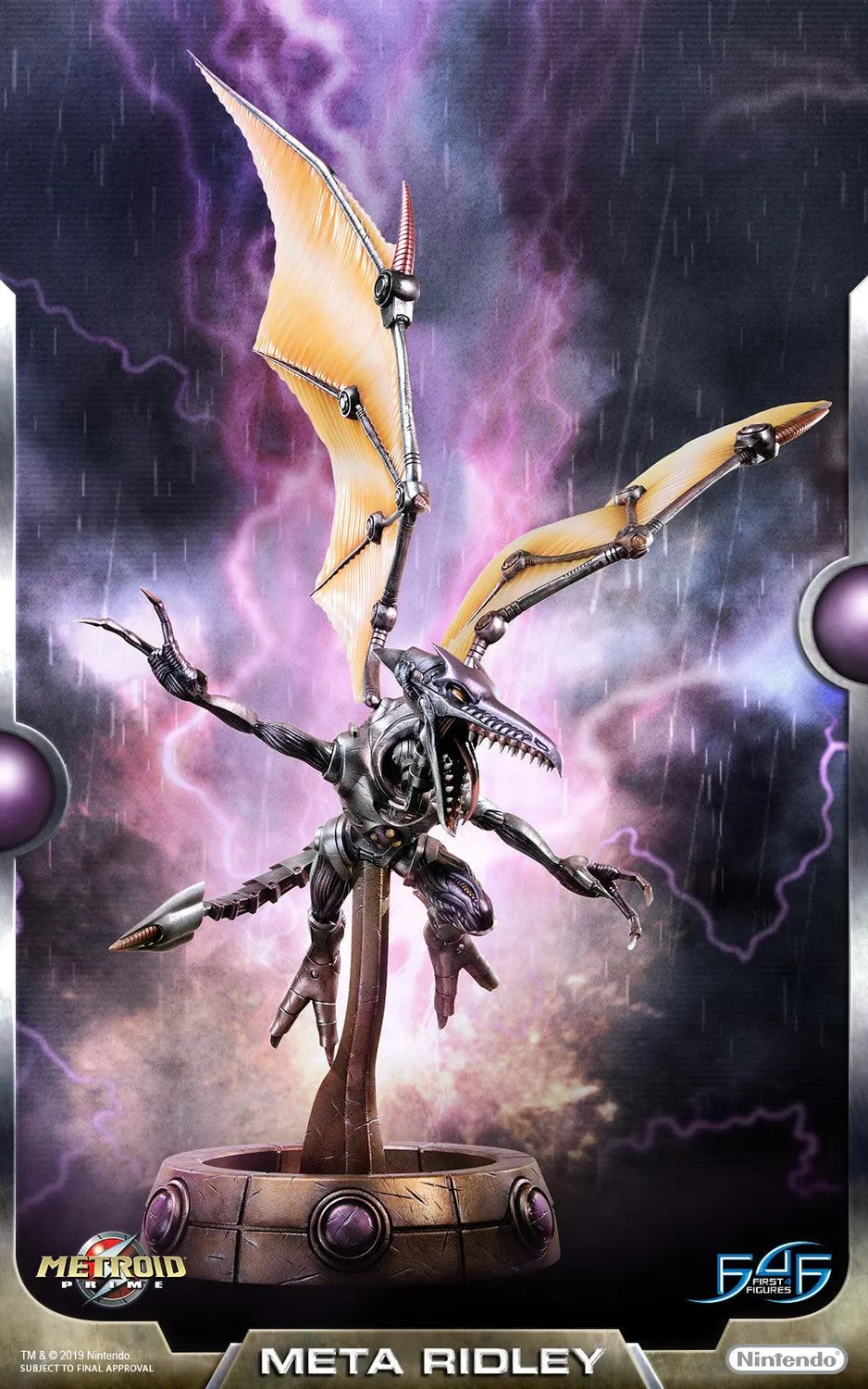 First 4 Figures Metroid Prime Meta Ridley statuie Standard Edition rasina