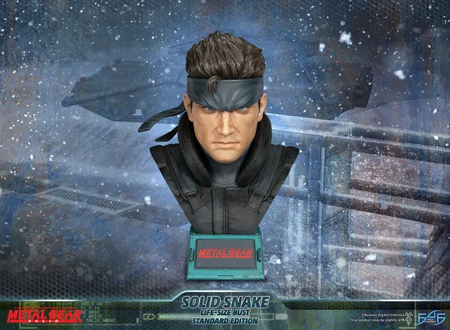 First 4 Figures Metal Gear Solid Snake bust rășină 56 cm