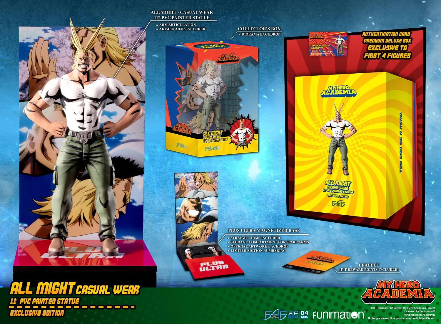 First 4 Figures My Hero Academia All Might Casual Wear figurină Exclusive
