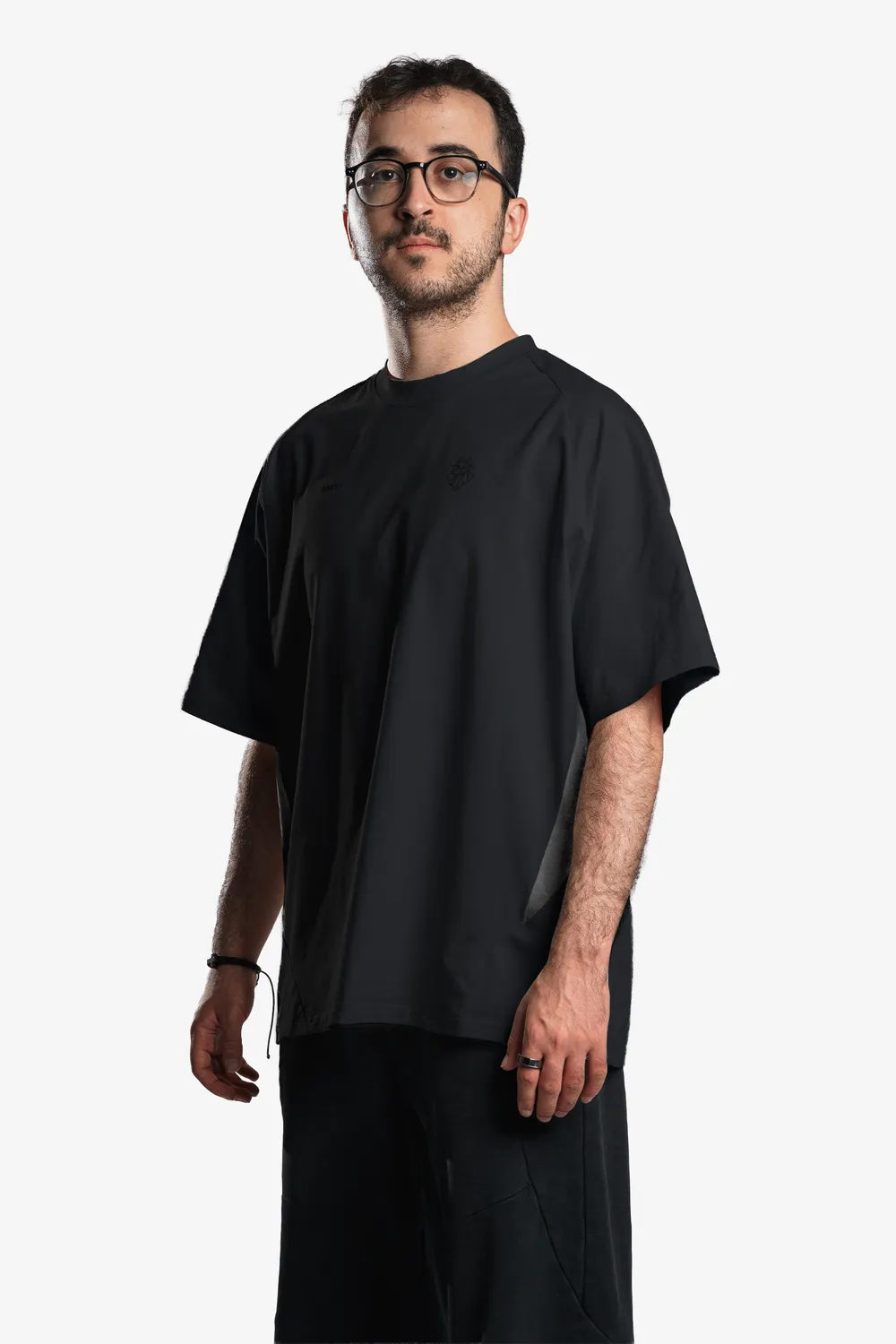 G2 Essentials Panel Tee tricou negru M bumbac
