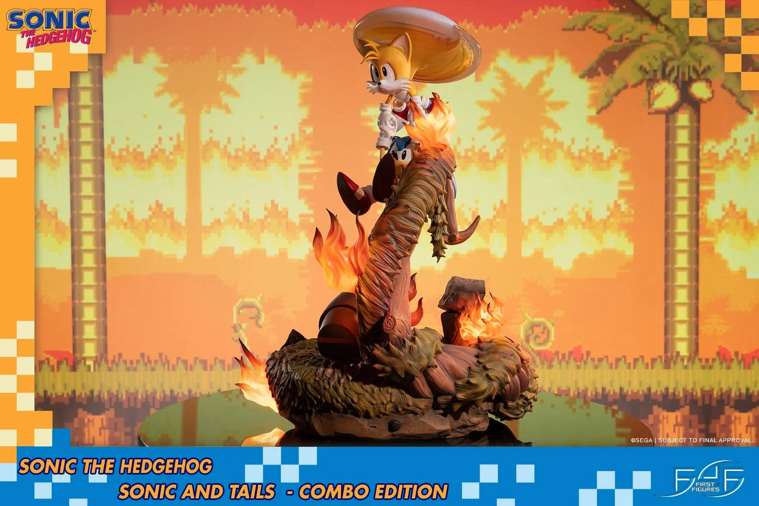 First 4 Figures Sonic Tails Combo statueta diorama Rasinata