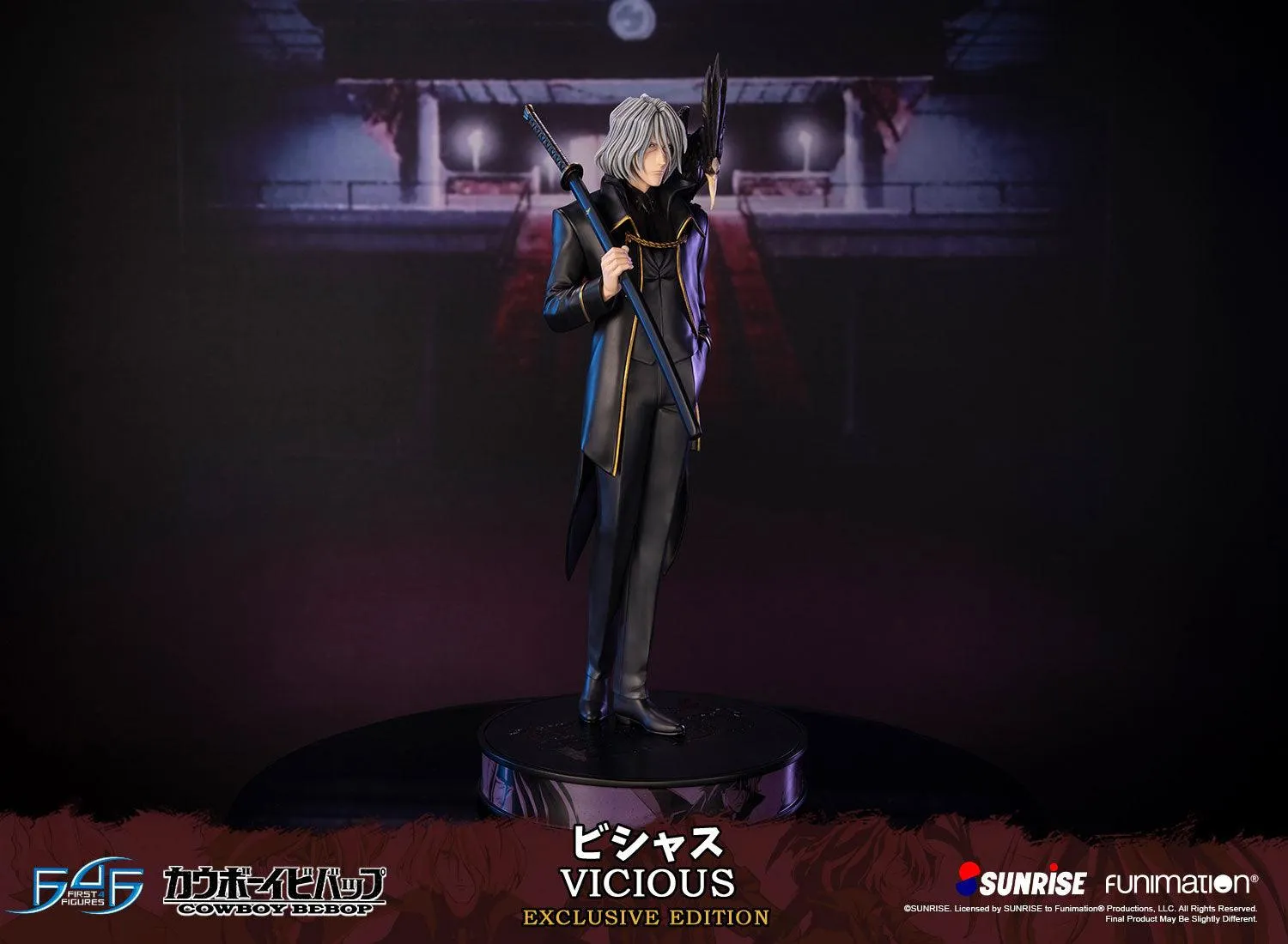 First 4 Figures Cowboy Bebop Vicious statuetă Exclusive 56 cm