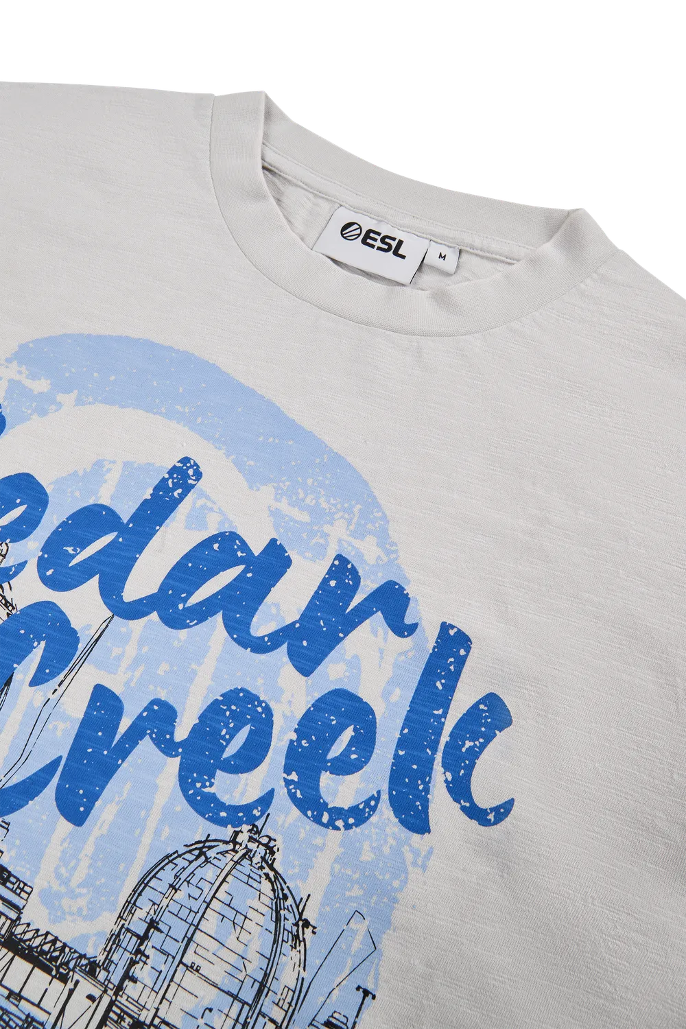 ESL Gaming CS Cedar Creek tricou gri bumbac