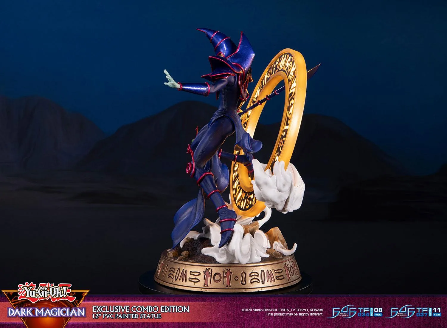 First 4 Figures Yu-Gi-Oh Dark Magician statuetă PVC Combo