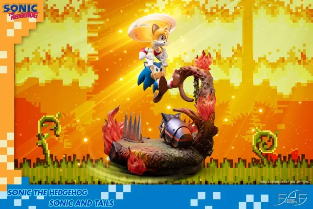 First 4 Figures Sonic the Hedgehog Sonic and Tails statueta Standard