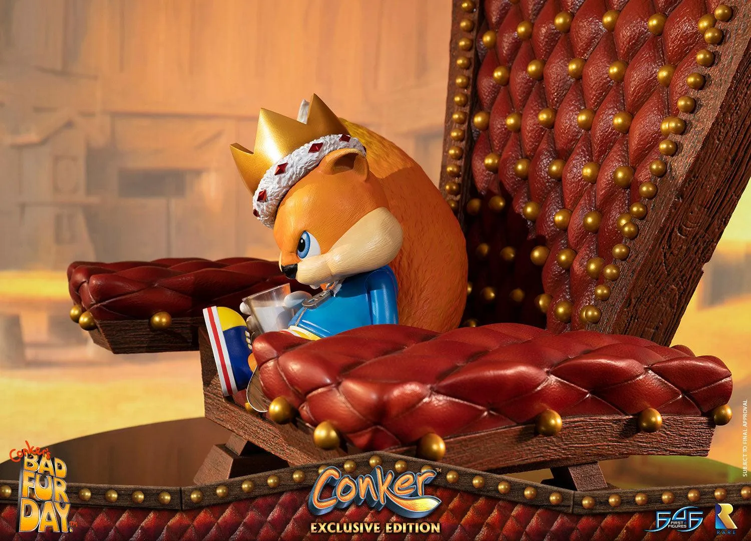 First 4 Figures Conker Bad Fur Day statuetă Exclusive rășină