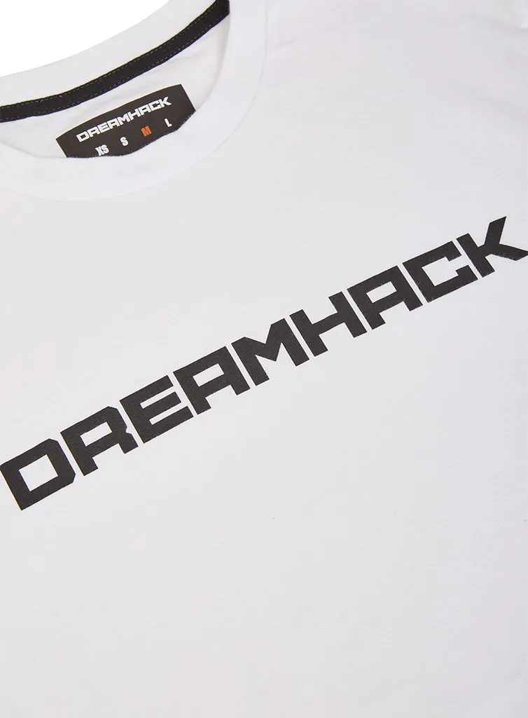 DreamHack Classic tricou alb bumbac maneca scurta