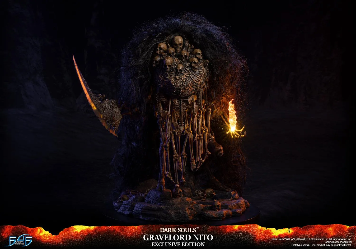 First 4 Figures Dark Souls Gravelord Nito statueta Exclusive LED