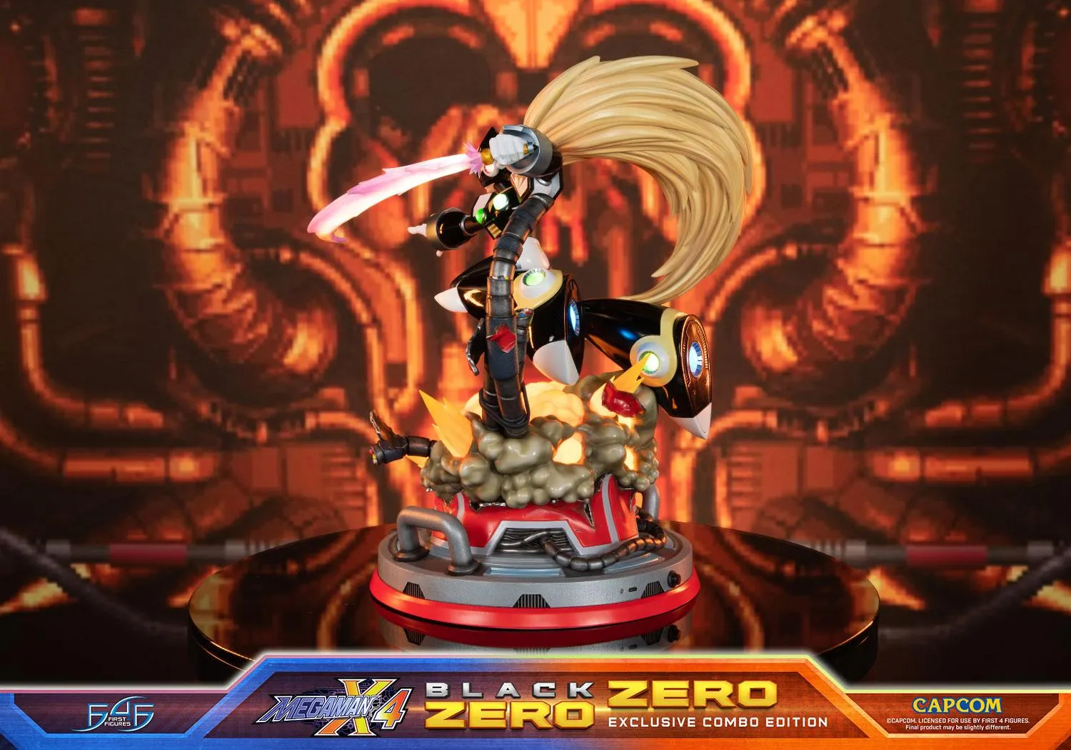 First 4 Figures Mega Man X Zero statueta rasina Combo Exclusive 43cm